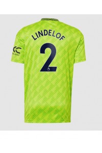 Manchester United Victor Lindelof #2 Fotballdrakt Tredje Klær 2022-23 Korte ermer